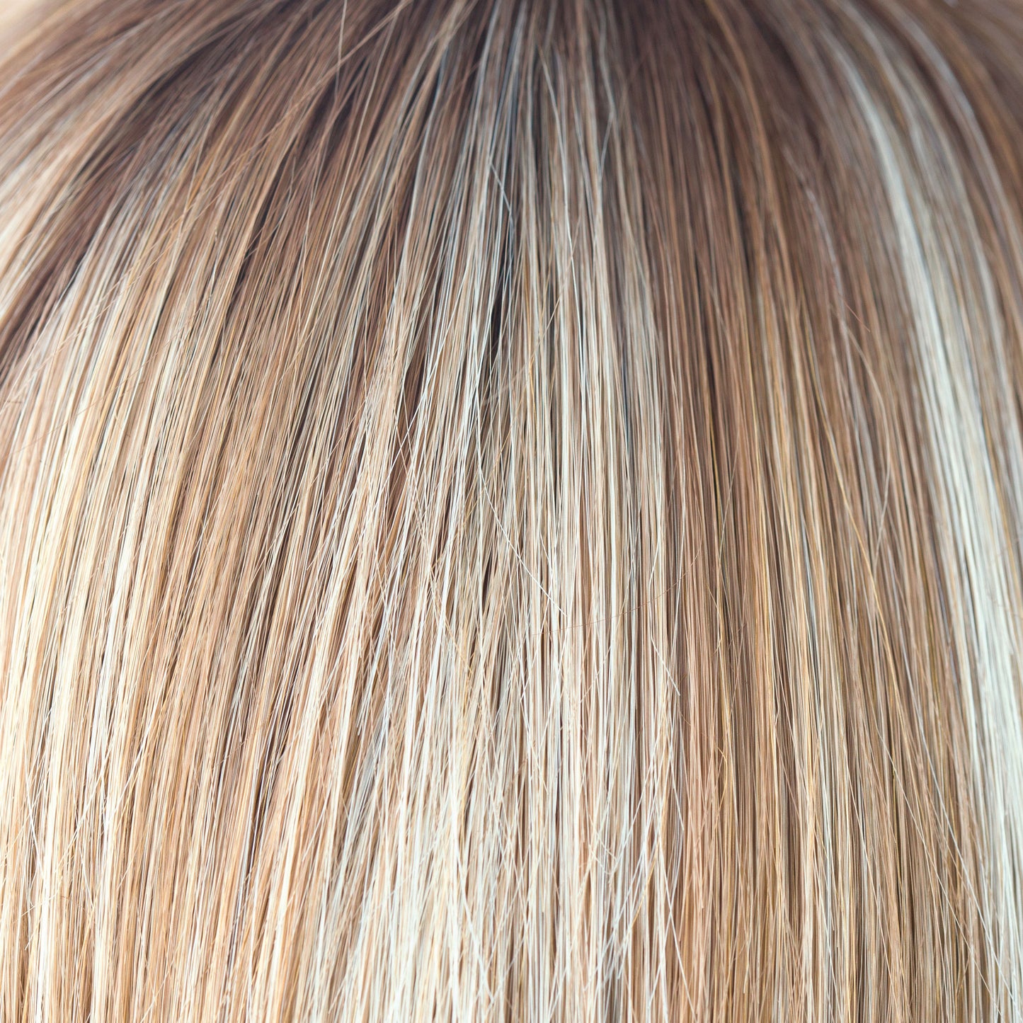 Nutmeg-F | Rooted Dark with Honey Brown base with Platinum Blonde highlight
